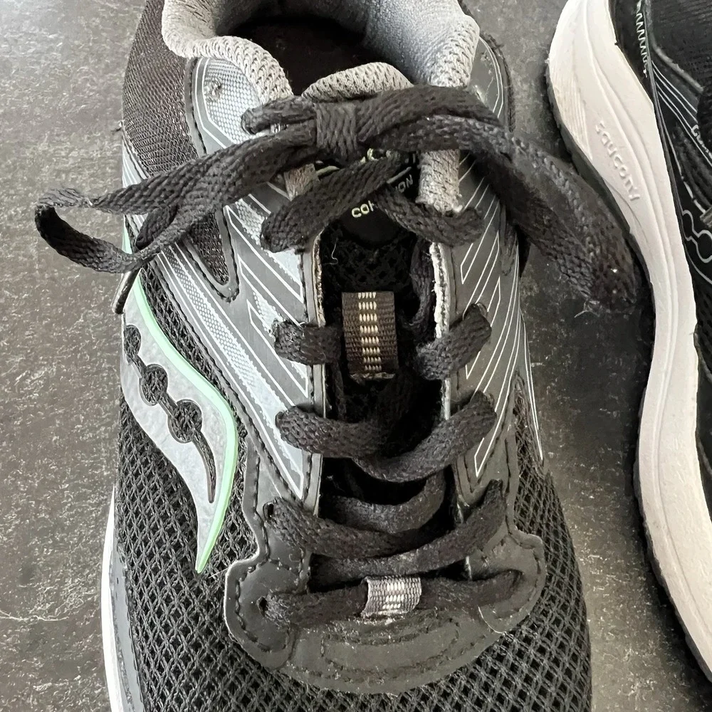 Saucony Cohesion 15 Womens 9 WIDE Black Sneakers Shoes Gym Running Walking - EUC - Picture 5 of 13
